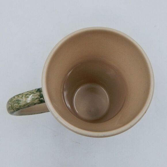 Boleslawiec Polish Pottery Mug Coffee Cup Latte Tall Floral Basket Weave Poland - Picture 5 of 6